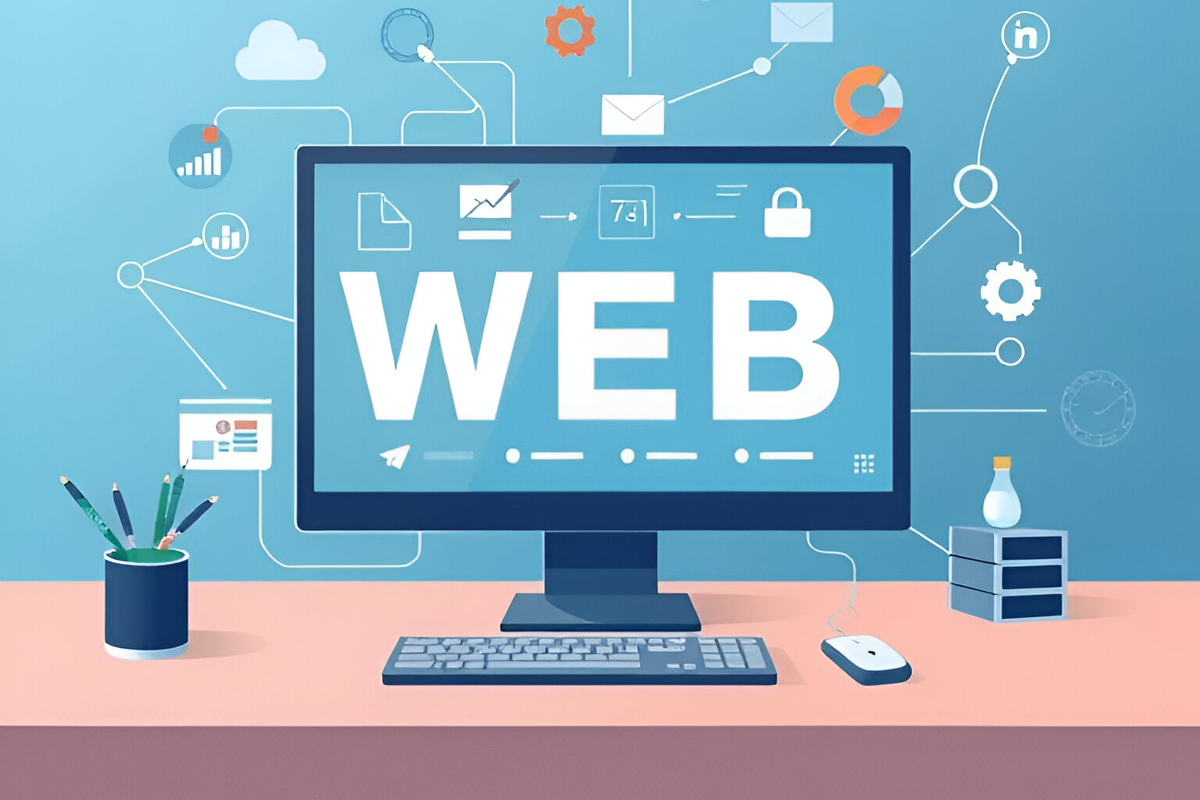 Modern website UI showcased on multiple devices
